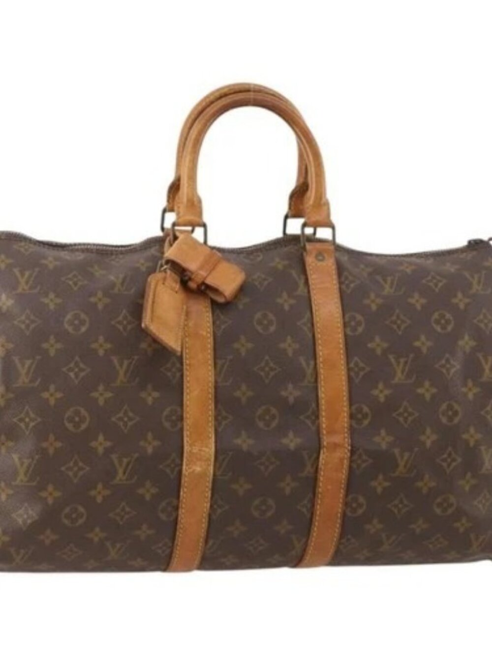 LOUIS VUITTON Monogram Keepall 45 Boston Bag M41428 LV Auth 176311